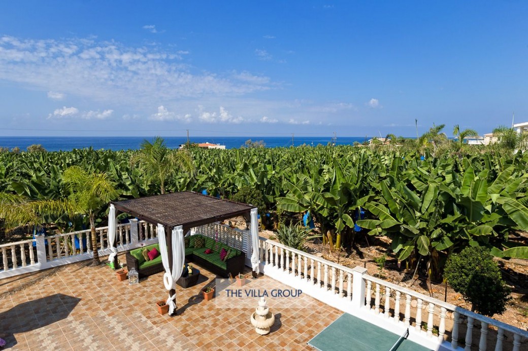View from the first floor balcony