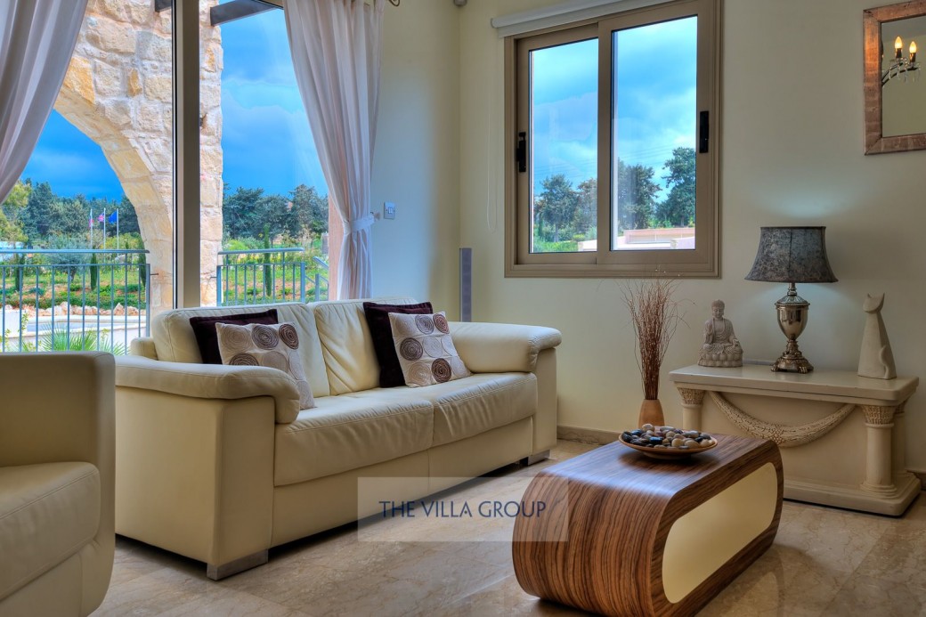 Patio doors from living area to terrace