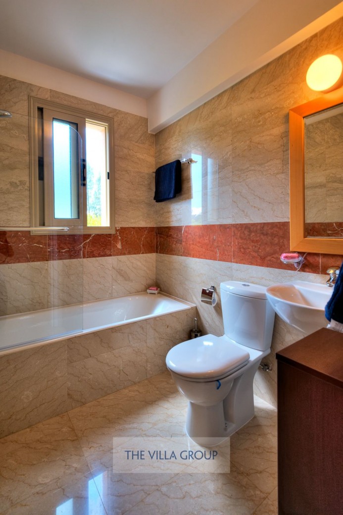 Full bathroom including bath and shower on ground floor