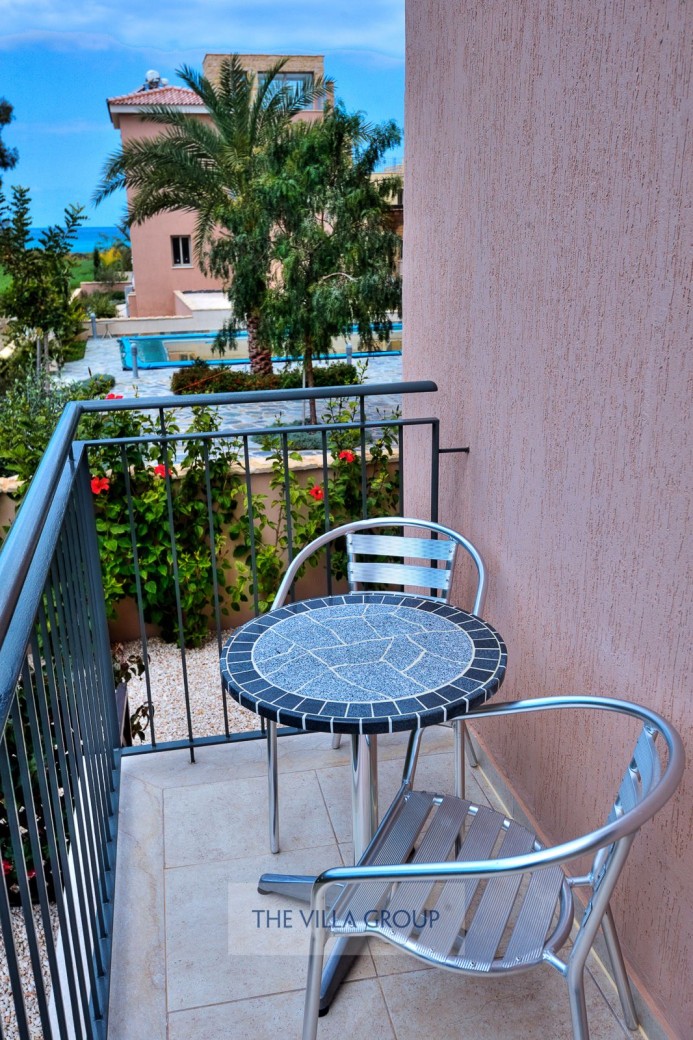 Furnished balcony