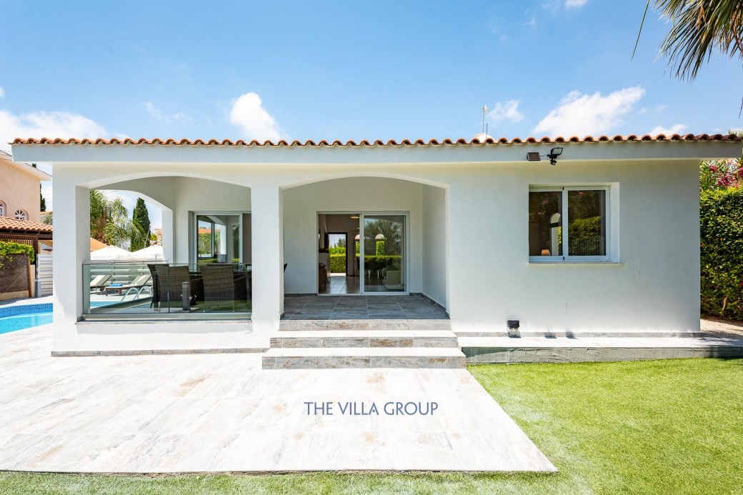 Plenty of outside furniture for relaxing