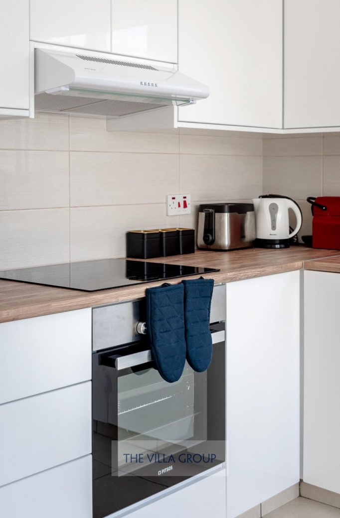 Modern appliances in the kitchen