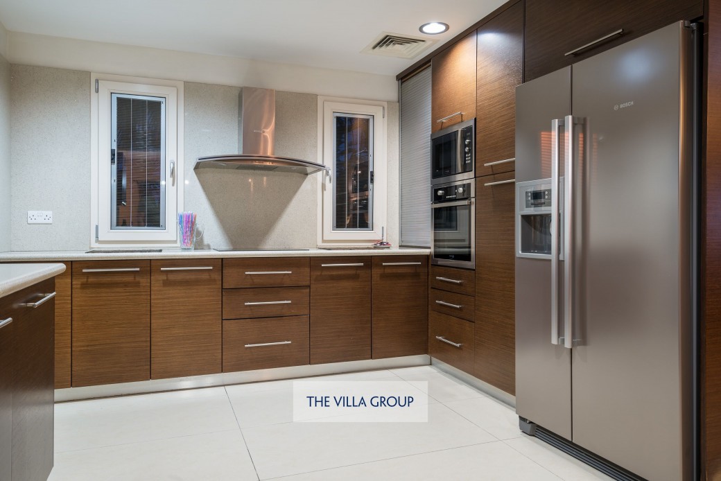 Main kitchen during the evening