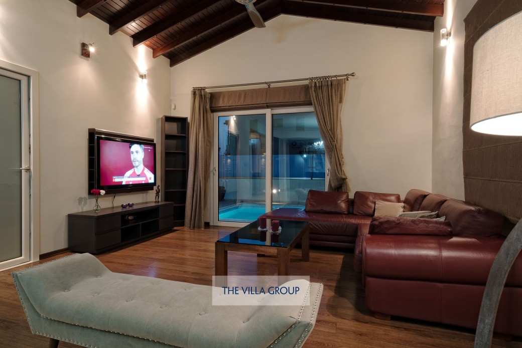 Villa at night