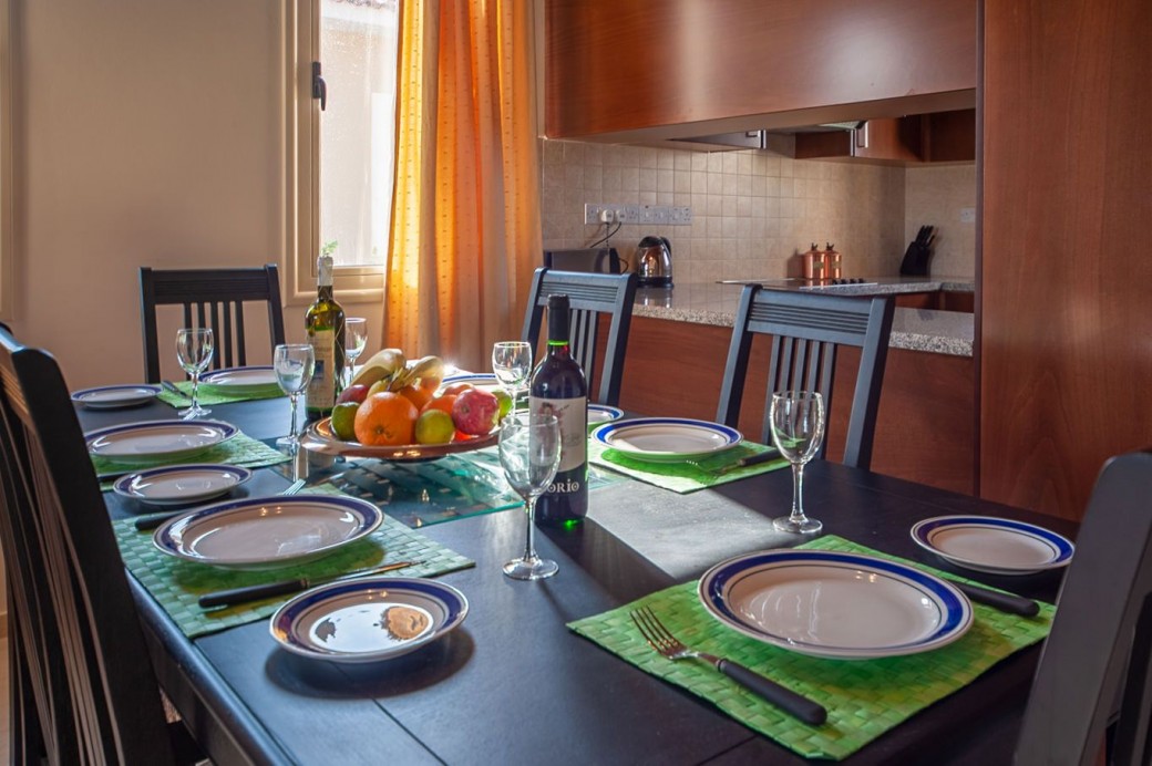 Formal dining table