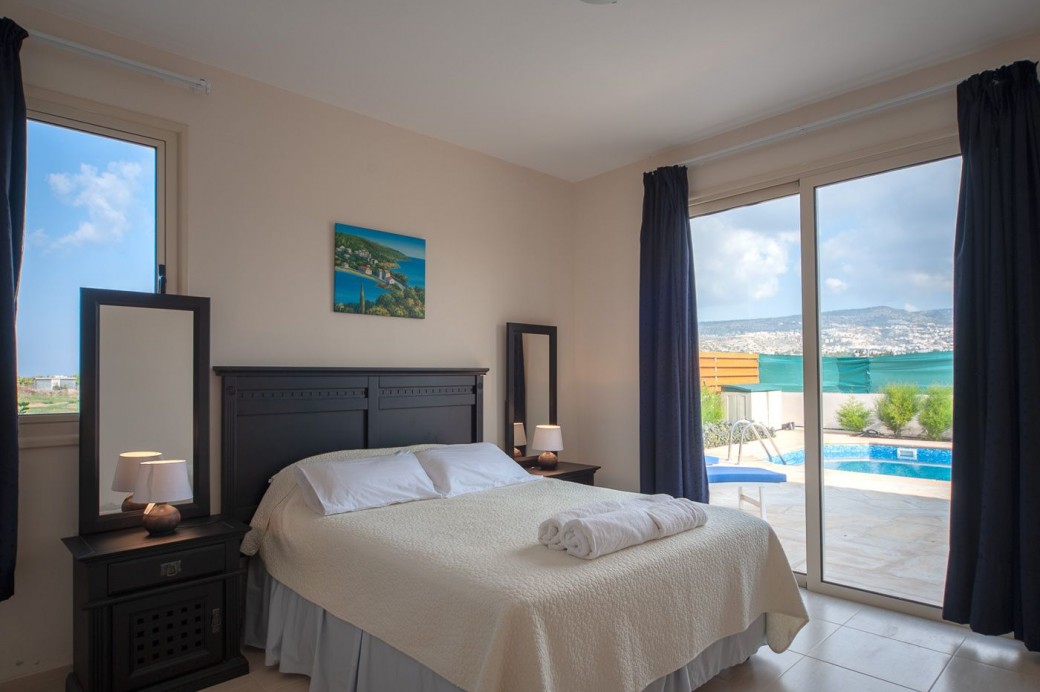 Master bedroom with en-suite and direct access to outside terrace