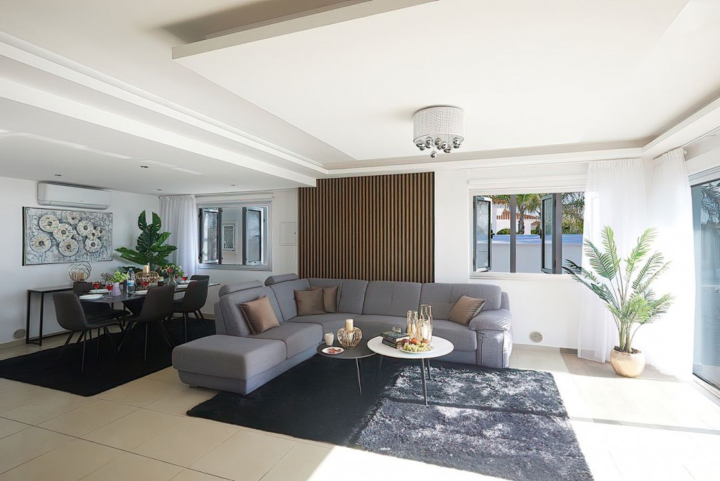 Spacious and modern