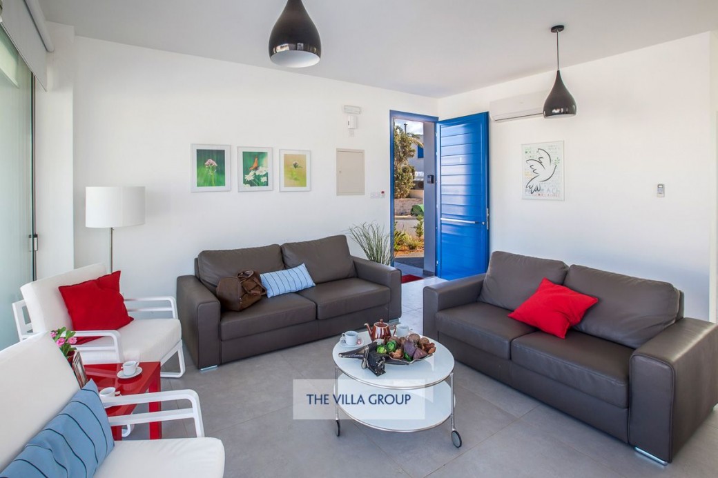 Plenty of comfortable seating in the living area