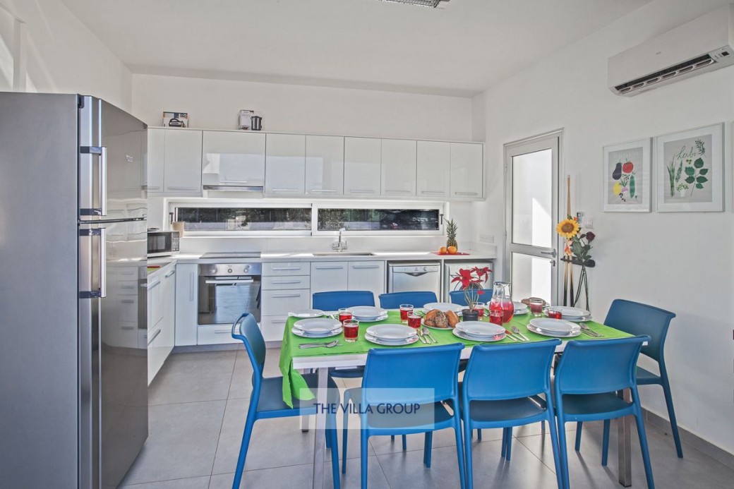 Dining and kitchen area