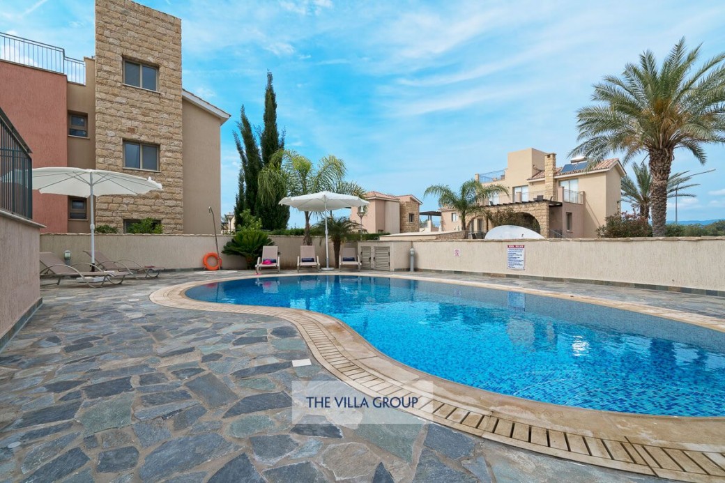 Sunbeds for relaxing under the Cyprus sunshine