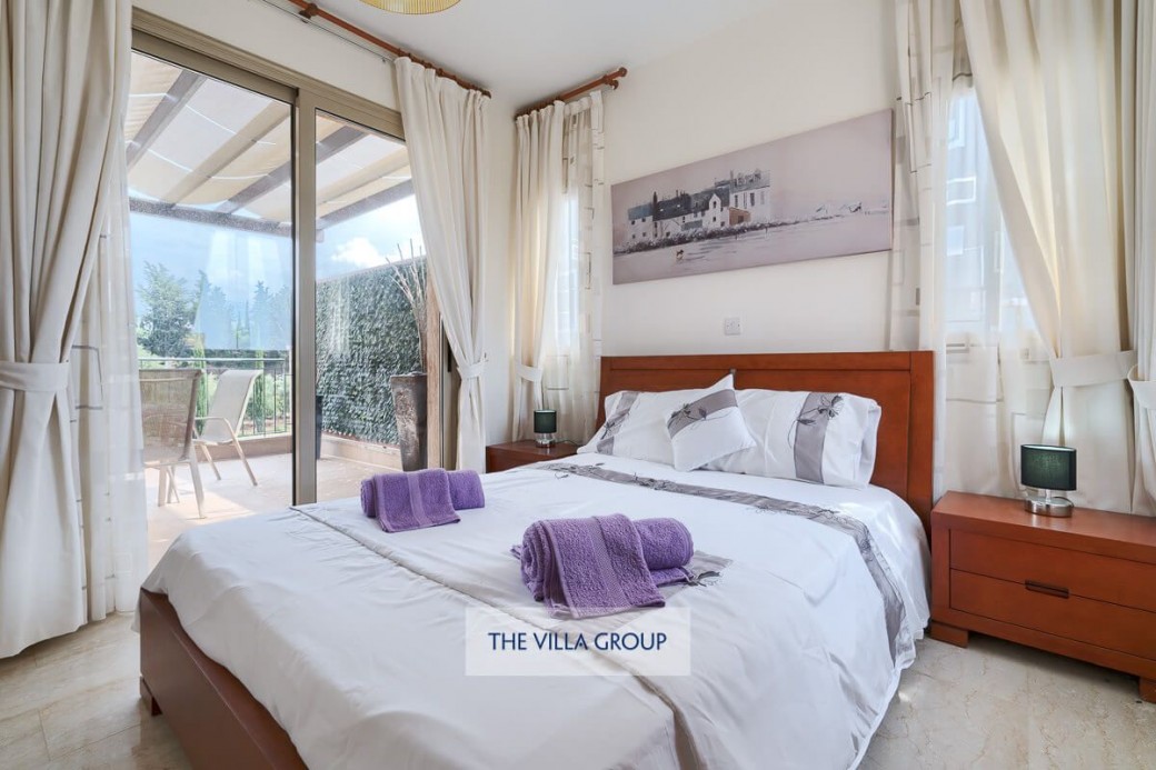 Patio door to furnished terrace