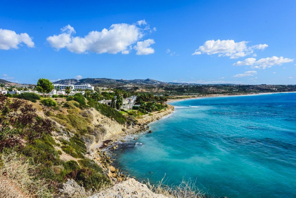 The beautiful Mediterranean Sea at the bottom of your garden