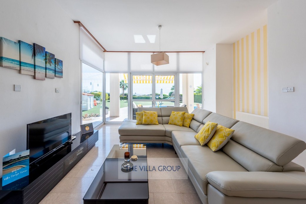 Open-plan spacious living area