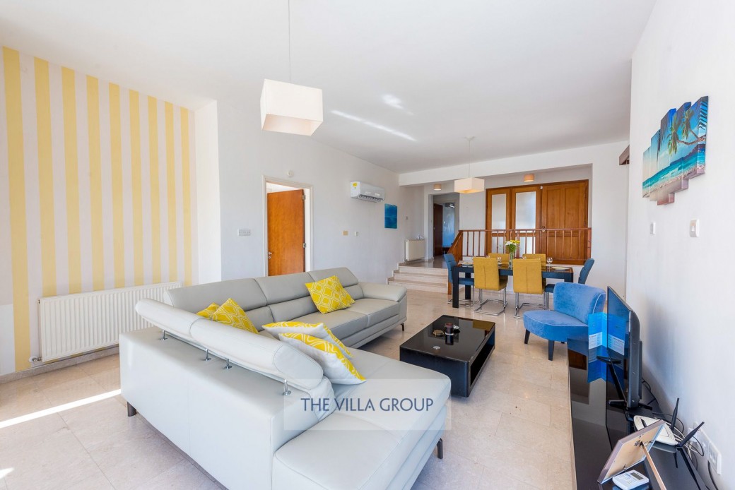 Tastefully furnished living area