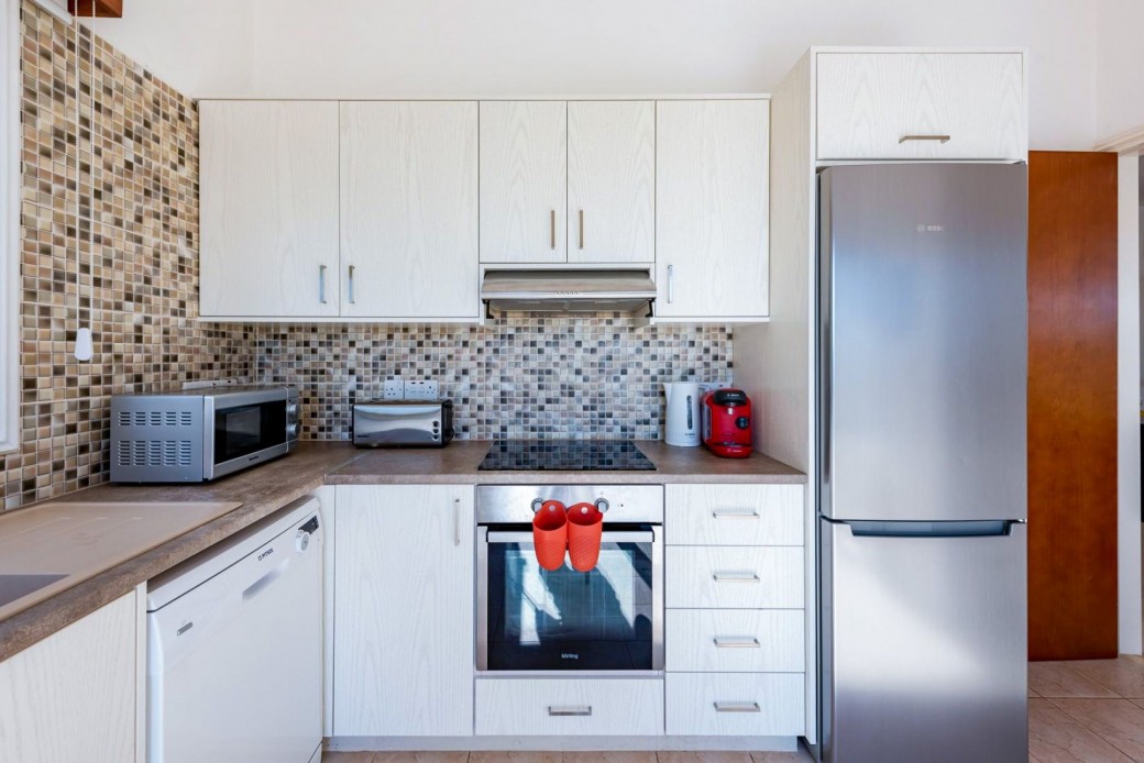 Kitchen equipped with modern appliances