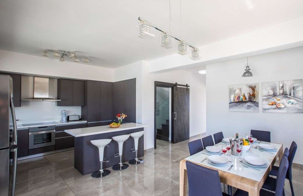 Modern kitchen is equipped with everything you need for your comfortable self-catering stay