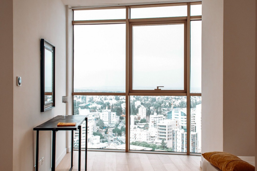 Panoramic view of the east side of the capital