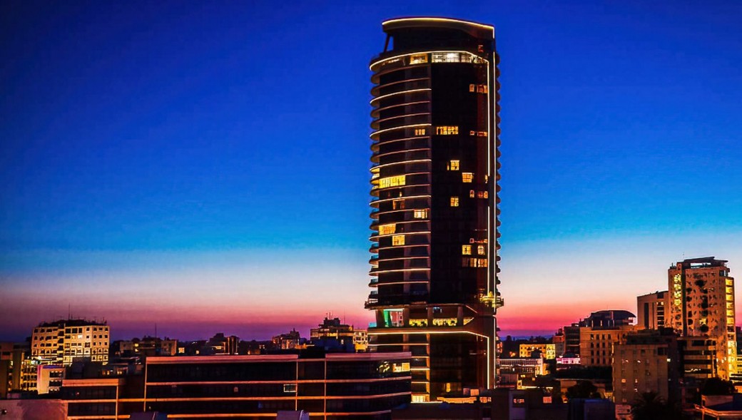Iconic 360 building in Nicosia