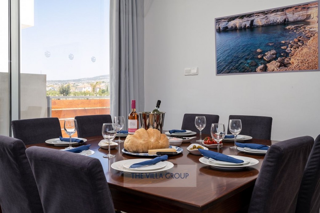 Formal dining table