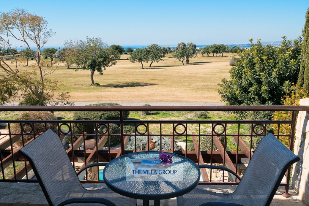 Golf course views from the balcony