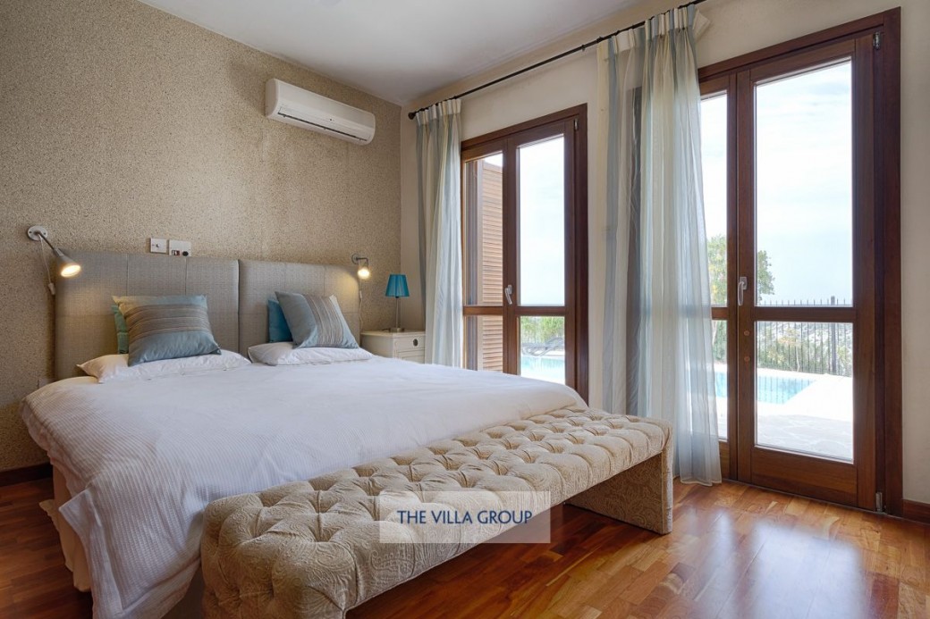 All three bedrooms open out to the lower terrace and pool