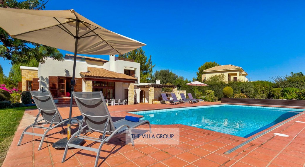 Sunbeds for relaxing under the Cyprus sunshine