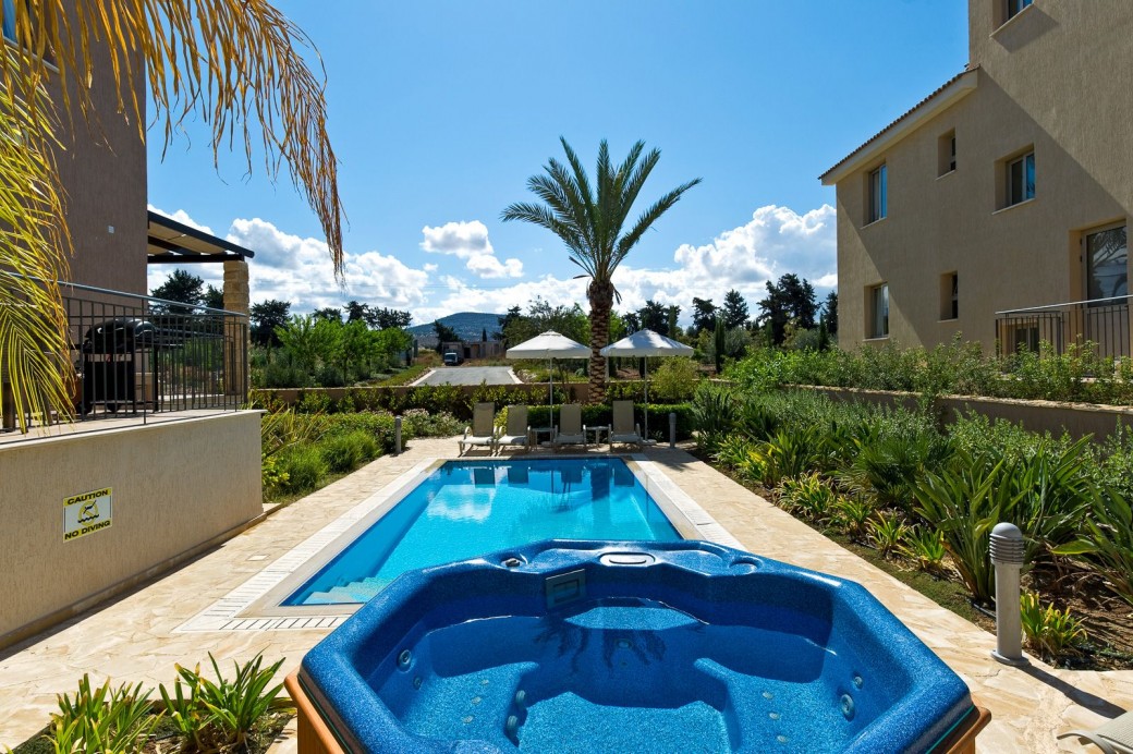 Added bonus to this villa is the four person hot tub in the garden!