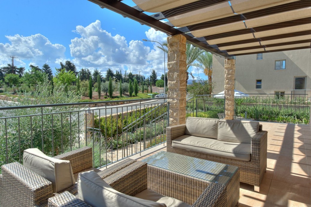 Furnished balcony