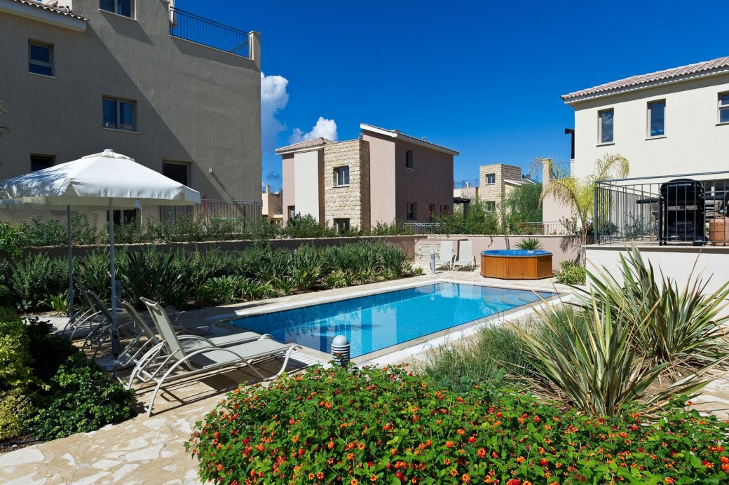 Sunbeds for relaxing under the Cyprus sunshine