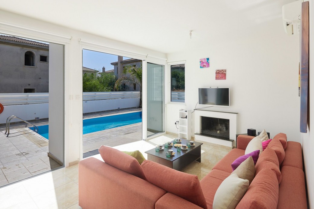 Patio doors lead from the living area to the terrace