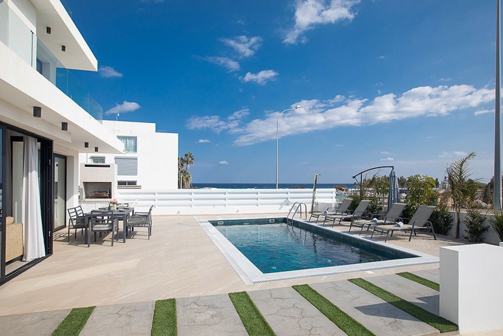 Spacious outside area