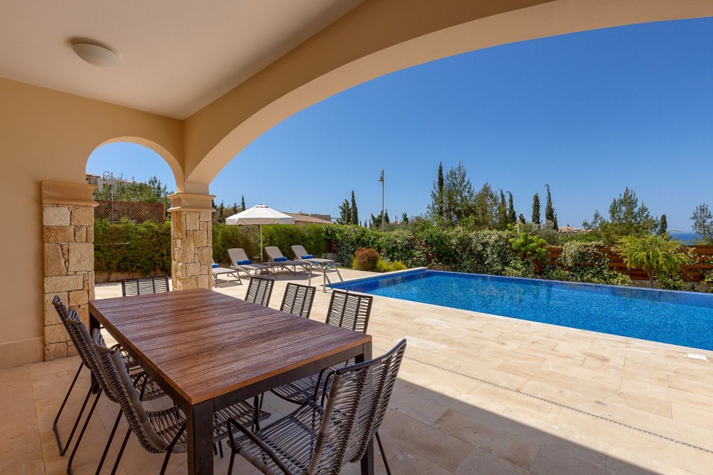 Outdoor dining area