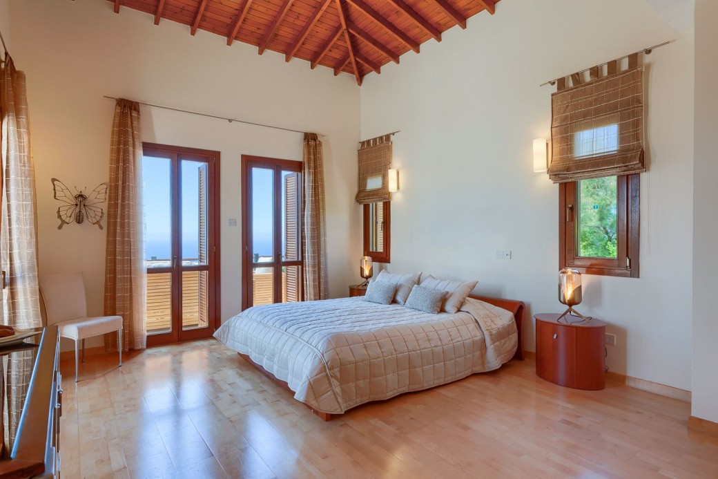 Master bedroom is designed with comfort in mind