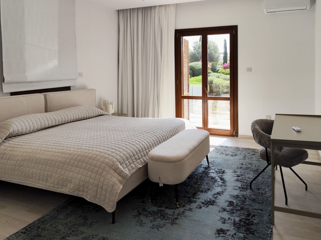 French doors lead to terrace