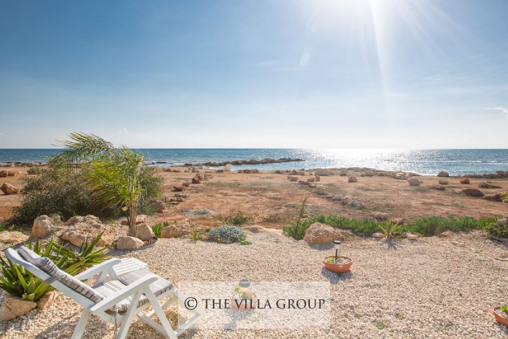 Panoramic sea view from the outside area