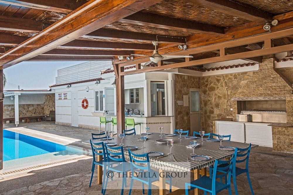 Al fresco dining area