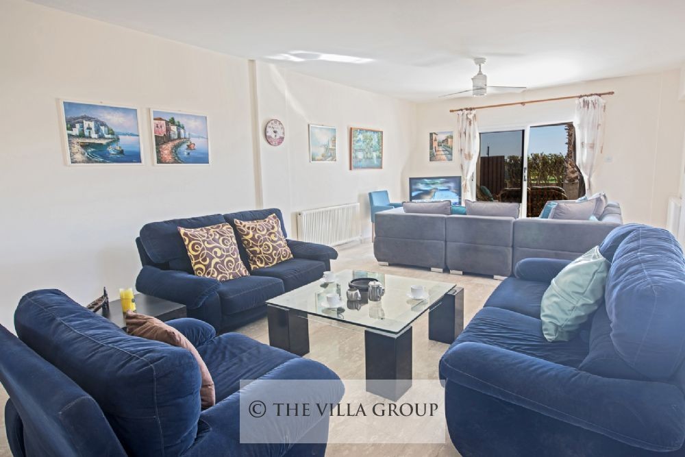 Ample seating in the living room