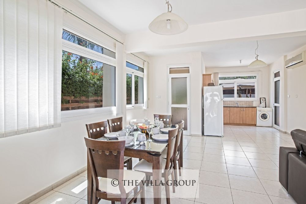 Dining area and kitchen