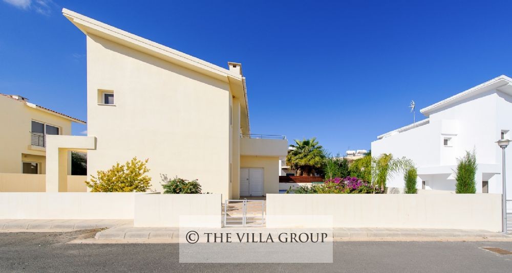 Exterior of the villa