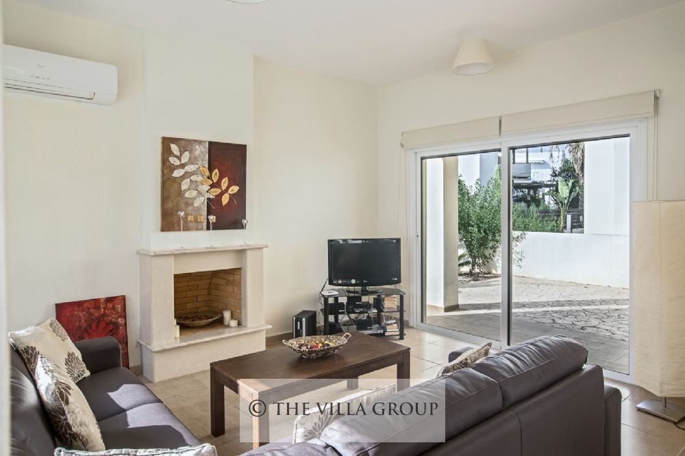 Living area with comfortable sofas