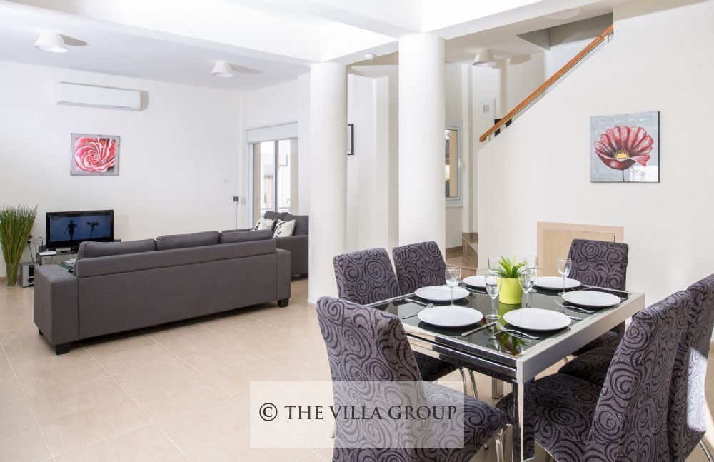 Dining and living area