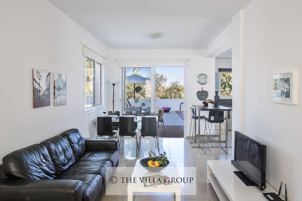 Patio doors with direct access to the swimming pool area