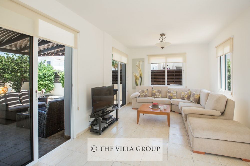 Patio doors leading to the swimming pool