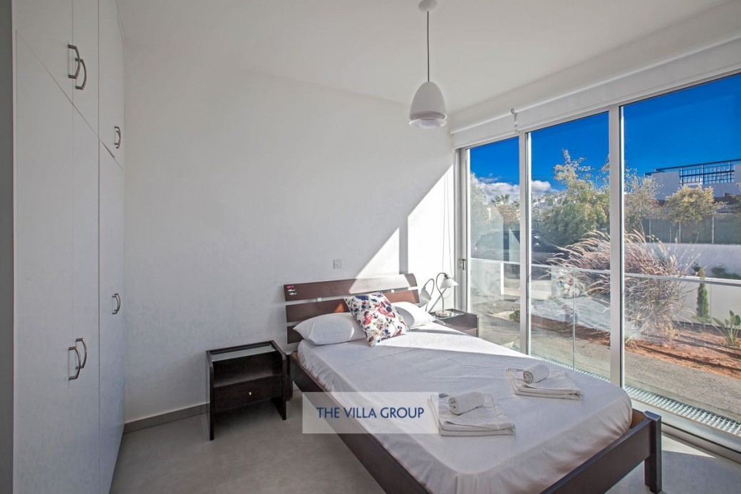 Ground floor bedroom with patio doors