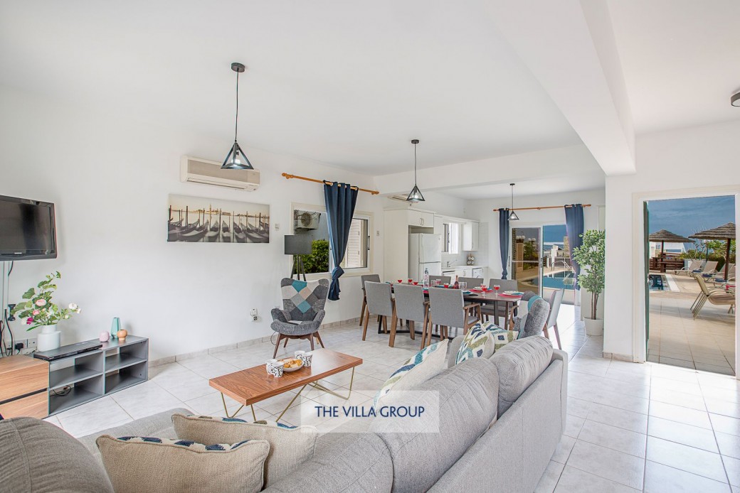 Open plan living area