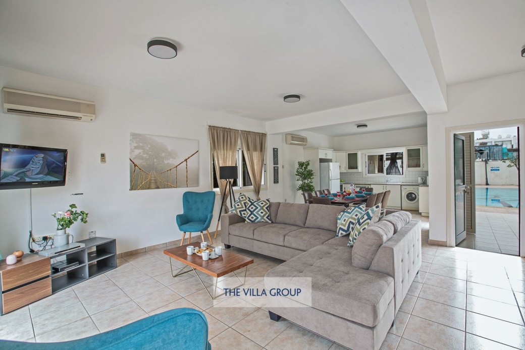 Open plan living area