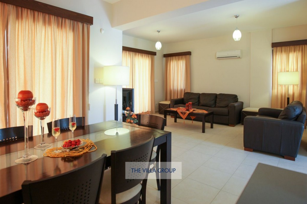 Dining and living area