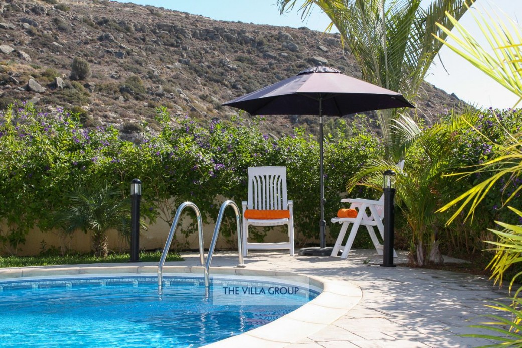 Outside furniture for relaxing under the Cyprus sun