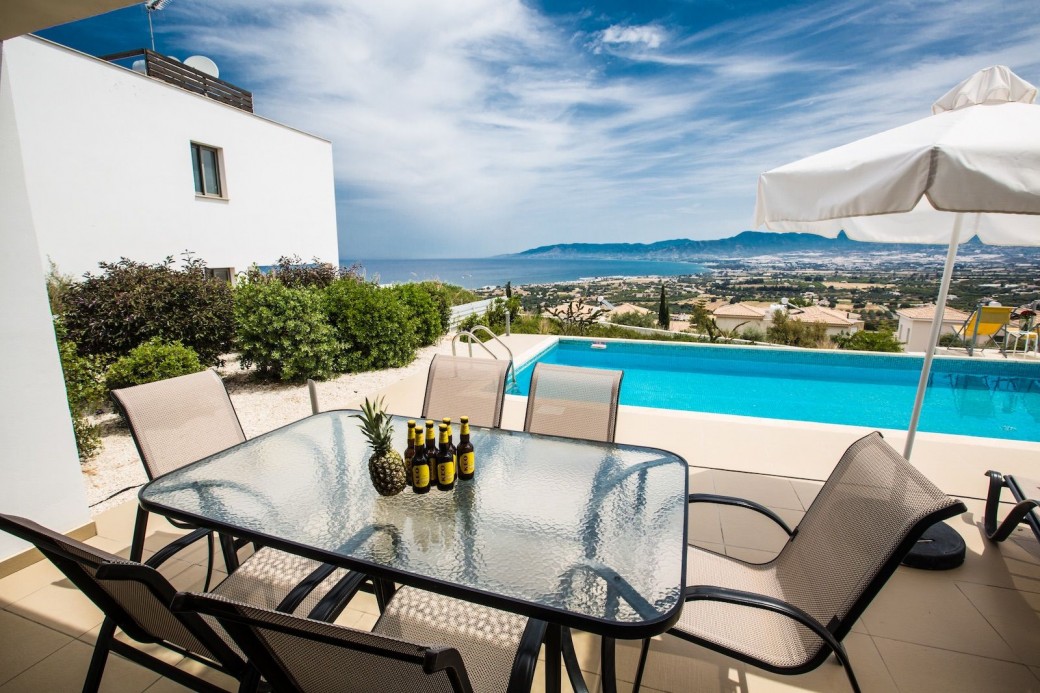 Panoramic views over Chrysochou Bay and Latchi Harbour