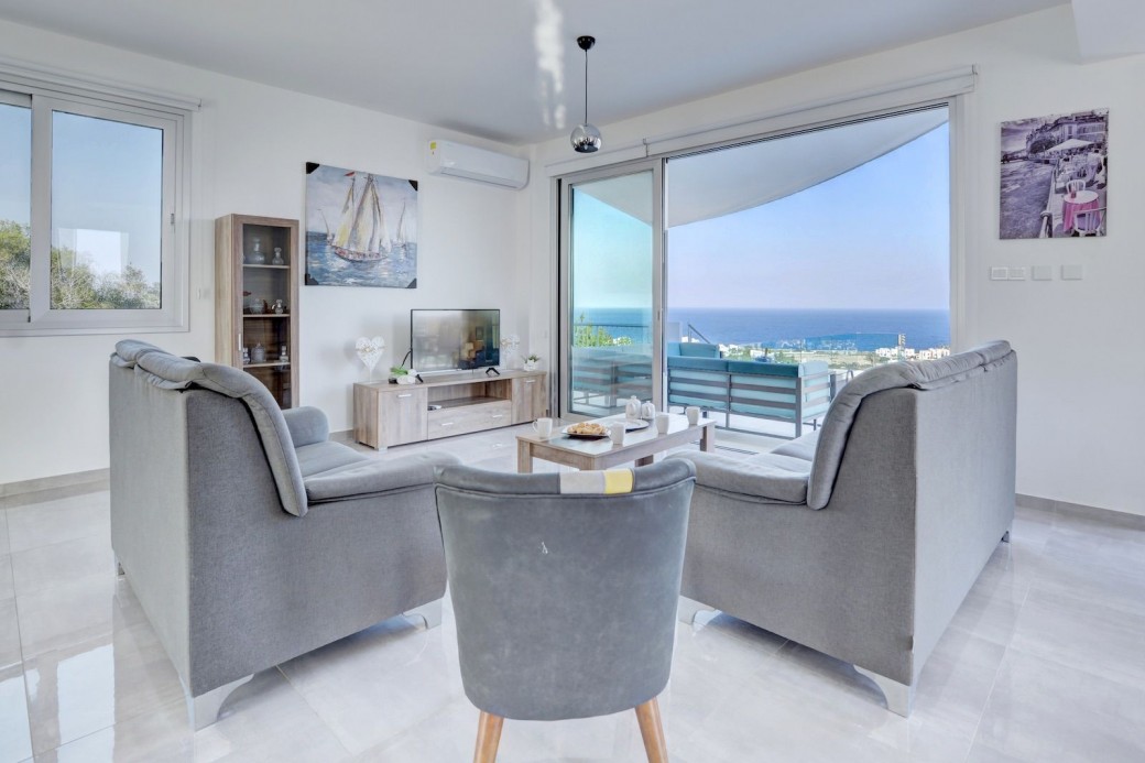 Patio doors offering sea views from every angle